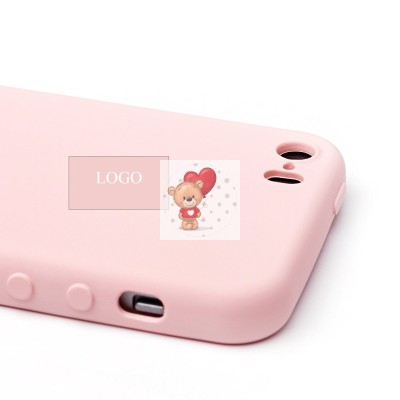 Чехол-накладка для Apple iPhone SE (розовый) ORG Full Soft Touch