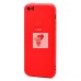 Чехол-накладка для Apple iPhone 5 (красный) ORG Full Soft Touch