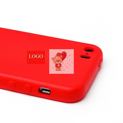 Чехол-накладка для Apple iPhone 5 (красный) ORG Full Soft Touch