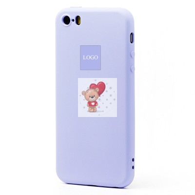 Чехол-накладка для Apple iPhone SE (фиолетовый) ORG Full Soft Touch Чехол-накладка для Apple iPhone SE (фиолетовый) ORG Full Soft Touch