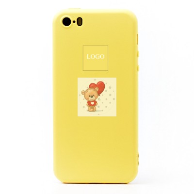Чехол-накладка для Apple iPhone 5 (желтый) ORG Full Soft Touch Чехол-накладка для Apple iPhone 5 (желтый) ORG Full Soft Touch