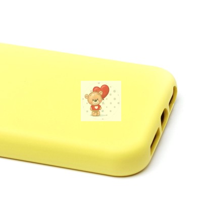 Чехол-накладка для Apple iPhone 5S (желтый) ORG Full Soft Touch