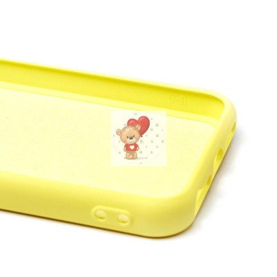 Чехол-накладка для Apple iPhone 5S (желтый) ORG Full Soft Touch