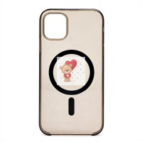 Чехол-накладка для Apple iPhone 11 (черный) ORG PC Clear Case SafeMag