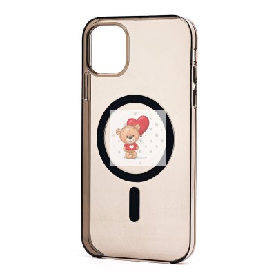 Чехол-накладка для Apple iPhone 11 (черный) ORG PC Clear Case SafeMag