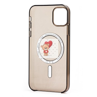 Чехол-накладка для Apple iPhone 11 (черный) ORG PC Clear Case SafeMag