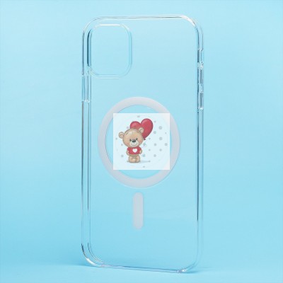 Чехол-накладка для Apple iPhone 11 (прозрачный) ORG PC Clear Case SafeMag