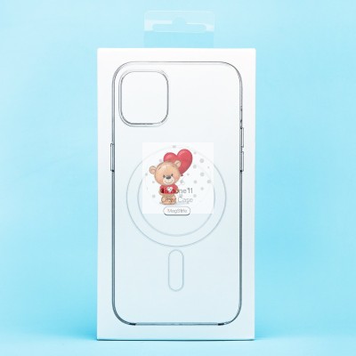 Чехол-накладка для Apple iPhone 11 (прозрачный) ORG PC Clear Case SafeMag