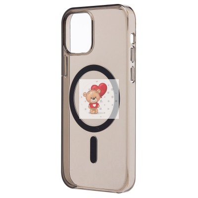 Чехол-накладка для Apple iPhone 12 Pro (черный) ORG PC Clear Case SafeMag Чехол-накладка для Apple iPhone 12 Pro (черный) ORG PC Clear Case SafeMag