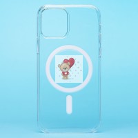 Чехол-накладка для Apple iPhone 12 (прозрачный) ORG PC Clear Case SafeMag