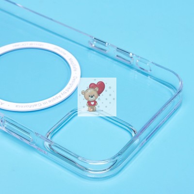 Чехол-накладка для Apple iPhone 12 (прозрачный) ORG PC Clear Case SafeMag