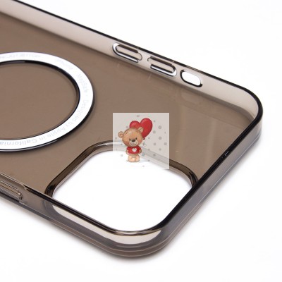 Чехол-накладка для Apple iPhone 13 Pro Max (черный) ORG PC Clear Case SafeMag