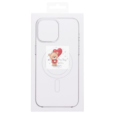 Чехол-накладка для Apple iPhone 13 Pro Max (прозрачный) ORG PC Clear Case SafeMag