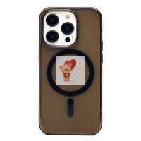 Чехол-накладка для Apple iPhone 14 Pro (черный) ORG PC Clear Case SafeMag Чехол-накладка для Apple iPhone 14 Pro (черный) ORG PC Clear Case SafeMag