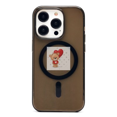 Чехол-накладка для Apple iPhone 14 Pro (черный) ORG PC Clear Case SafeMag Чехол-накладка для Apple iPhone 14 Pro (черный) ORG PC Clear Case SafeMag