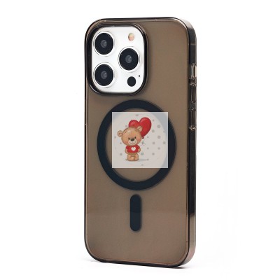 Чехол-накладка для Apple iPhone 14 Pro (черный) ORG PC Clear Case SafeMag Чехол-накладка для Apple iPhone 14 Pro (черный) ORG PC Clear Case SafeMag