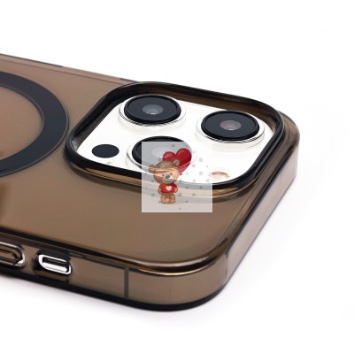Чехол-накладка для Apple iPhone 14 Pro (черный) ORG PC Clear Case SafeMag Чехол-накладка для Apple iPhone 14 Pro (черный) ORG PC Clear Case SafeMag