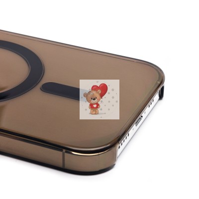 Чехол-накладка для Apple iPhone 14 Pro (черный) ORG PC Clear Case SafeMag Чехол-накладка для Apple iPhone 14 Pro (черный) ORG PC Clear Case SafeMag