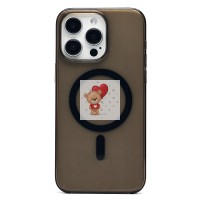 Чехол-накладка для Apple iPhone 15 Pro Max (черный) ORG PC Clear Case SafeMag