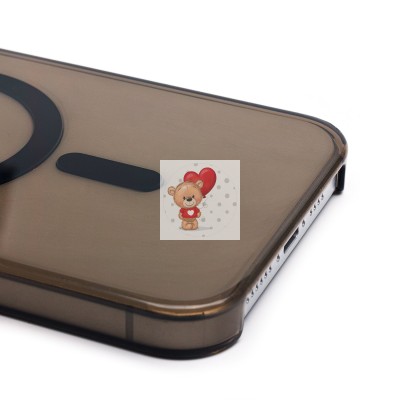 Чехол-накладка для Apple iPhone 15 Pro Max (черный) ORG PC Clear Case SafeMag Чехол-накладка для Apple iPhone 15 Pro Max (черный) ORG PC Clear Case SafeMag