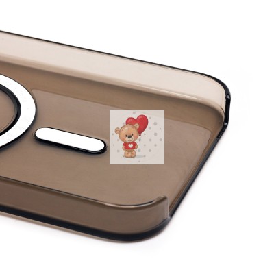 Чехол-накладка для Apple iPhone 15 Pro Max (черный) ORG PC Clear Case SafeMag Чехол-накладка для Apple iPhone 15 Pro Max (черный) ORG PC Clear Case SafeMag