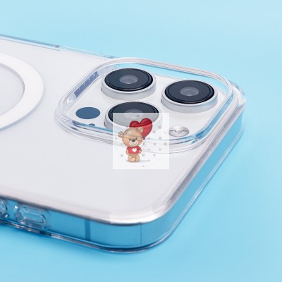 Чехол-накладка для Apple iPhone 15 Pro Max (прозрачный) ORG PC Clear Case SafeMag