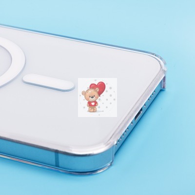 Чехол-накладка для Apple iPhone 15 Pro Max (прозрачный) ORG PC Clear Case SafeMag