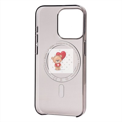 Чехол-накладка для Apple iPhone 15 Pro (черный) ORG PC Clear Case SafeMag