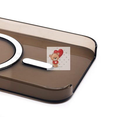 Чехол-накладка для Apple iPhone 15 (черный) ORG PC Clear Case SafeMag Чехол-накладка для Apple iPhone 15 (черный) ORG PC Clear Case SafeMag