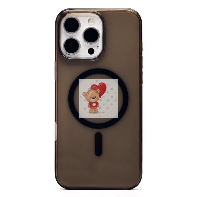 Чехол-накладка для Apple iPhone 16 Pro Max (прозрачный/черный) ORG PC Clear Case SafeMag Чехол-накладка для Apple iPhone 16 Pro Max (прозрачный/черный) ORG PC Clear Case SafeMag