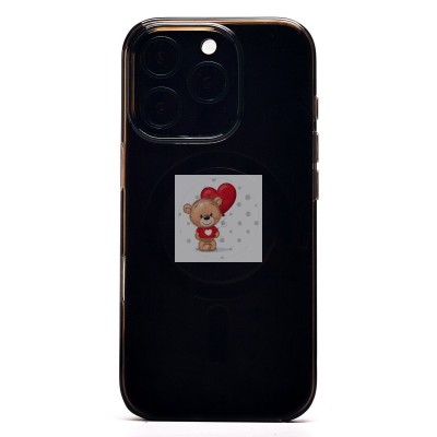 Чехол-накладка для Apple iPhone 16 Pro (прозрачный/черный) ORG PC Clear Case SafeMag Чехол-накладка для Apple iPhone 16 Pro (прозрачный/черный) ORG PC Clear Case SafeMag