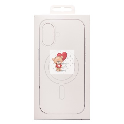 Чехол-накладка для Apple iPhone 16 (прозрачный) ORG PC Clear Case SafeMag Чехол-накладка для Apple iPhone 16 (прозрачный) ORG PC Clear Case SafeMag