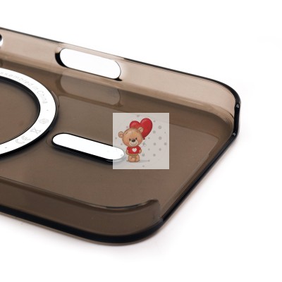 Чехол-накладка для Apple iPhone 16 (прозрачный/черный) ORG PC Clear Case SafeMag Чехол-накладка для Apple iPhone 16 (прозрачный/черный) ORG PC Clear Case SafeMag