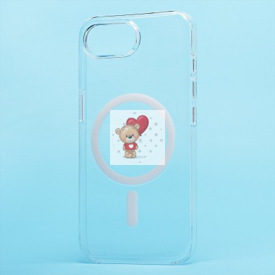 Чехол-накладка для Apple iPhone 16e (прозрачный) ORG PC Clear Case SafeMag