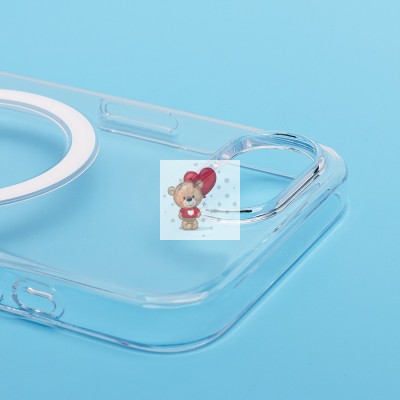 Чехол-накладка для Apple iPhone 16e (прозрачный) ORG PC Clear Case SafeMag