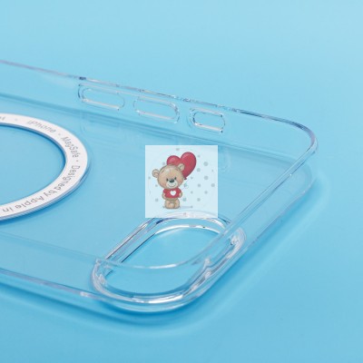 Чехол-накладка для Apple iPhone 16e (прозрачный) ORG PC Clear Case SafeMag