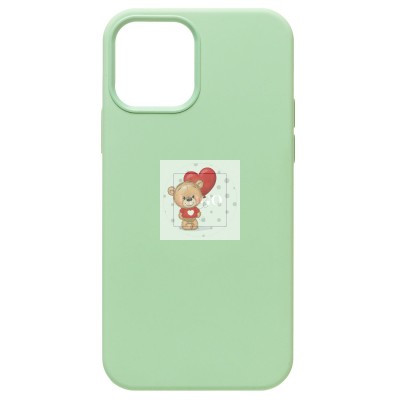 Чехол-накладка для Apple iPhone 12 Pro Max (фисташковый) ORG Silicone Case SafeMag с анимацией Чехол-накладка для Apple iPhone 12 Pro Max (фисташковый) ORG Silicone Case SafeMag с анимацией