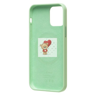 Чехол-накладка для Apple iPhone 12 Pro Max (фисташковый) ORG Silicone Case SafeMag с анимацией Чехол-накладка для Apple iPhone 12 Pro Max (фисташковый) ORG Silicone Case SafeMag с анимацией