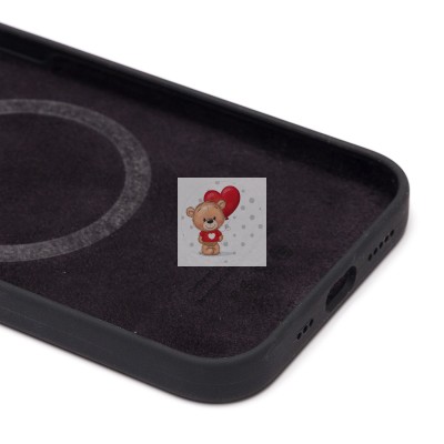 Чехол-накладка для Apple iPhone 12 Pro (черный) ORG Silicone Case SafeMag с анимацией Чехол-накладка для Apple iPhone 12 Pro (черный) ORG Silicone Case SafeMag с анимацией