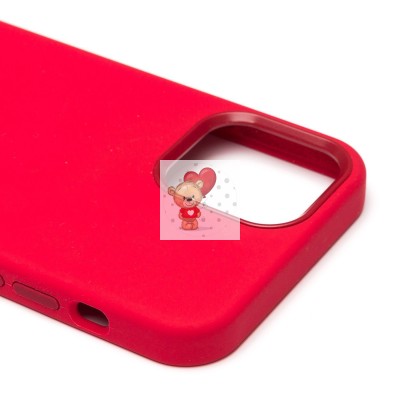 Чехол-накладка для Apple iPhone 12 (красный) ORG Silicone Case SafeMag с анимацией
