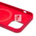 Чехол-накладка для Apple iPhone 12 (красный) ORG Silicone Case SafeMag с анимацией