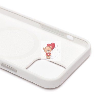 Чехол-накладка для Apple iPhone 12 Pro (белый) ORG Silicone Case SafeMag с анимацией Чехол-накладка для Apple iPhone 12 Pro (белый) ORG Silicone Case SafeMag с анимацией