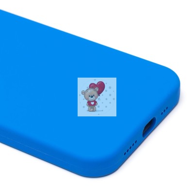 Чехол-накладка для Apple iPhone 12 Pro (голубой) ORG Silicone Case SafeMag с анимацией Чехол-накладка для Apple iPhone 12 Pro (голубой) ORG Silicone Case SafeMag с анимацией