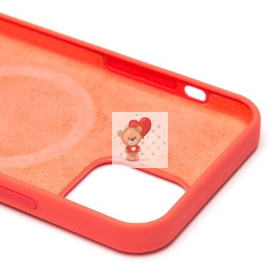 Чехол-накладка для Apple iPhone 12 Pro (розовый цитрус) ORG Silicone Case SafeMag с анимацией