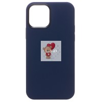 Чехол-накладка для Apple iPhone 12 (синий омут) ORG Silicone Case SafeMag с анимацией