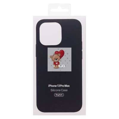 Чехол-накладка для Apple iPhone 13 Pro Max (темная ночь) ORG Silicone Case SafeMag с анимацией