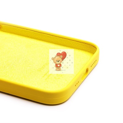 Чехол-накладка для Apple iPhone 13 Pro (лимонный) ORG Silicone Case SafeMag с анимацией