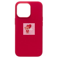 Чехол-накладка для Apple iPhone 13 Pro (красный) ORG Silicone Case SafeMag с анимацией