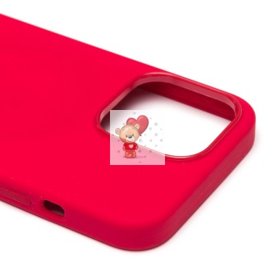 Чехол-накладка для Apple iPhone 13 Pro (красный) ORG Silicone Case SafeMag с анимацией
