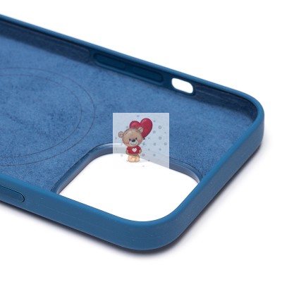 Чехол-накладка для Apple iPhone 13 Pro (голубая сойка) ORG Silicone Case SafeMag с анимацией